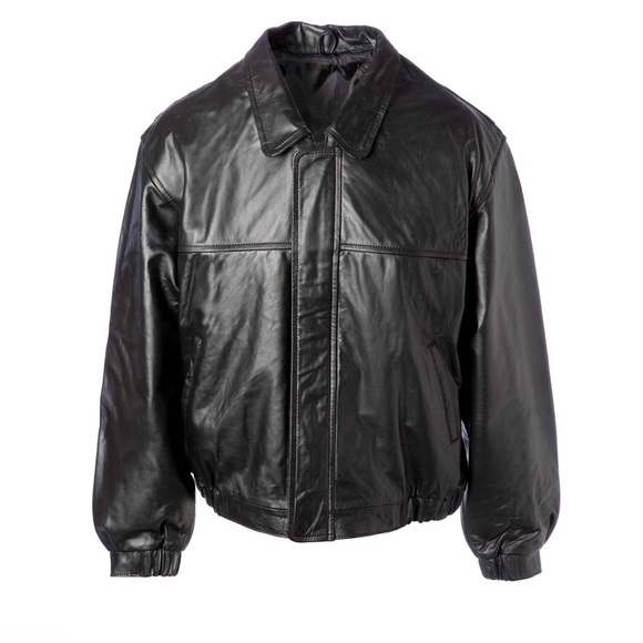 Mens Marine Corps Leather Jacket - Picture 4 of 5